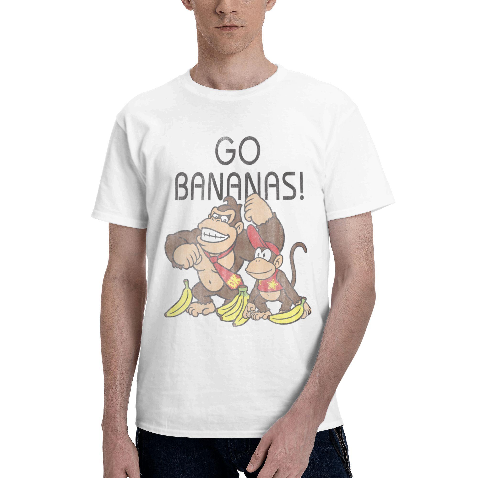 

Casual Donkey Kong Game T-Shirts Men Women Round Neck Cotton T Shirts Short Sleeve Tee Shirt Plus Size Tops S