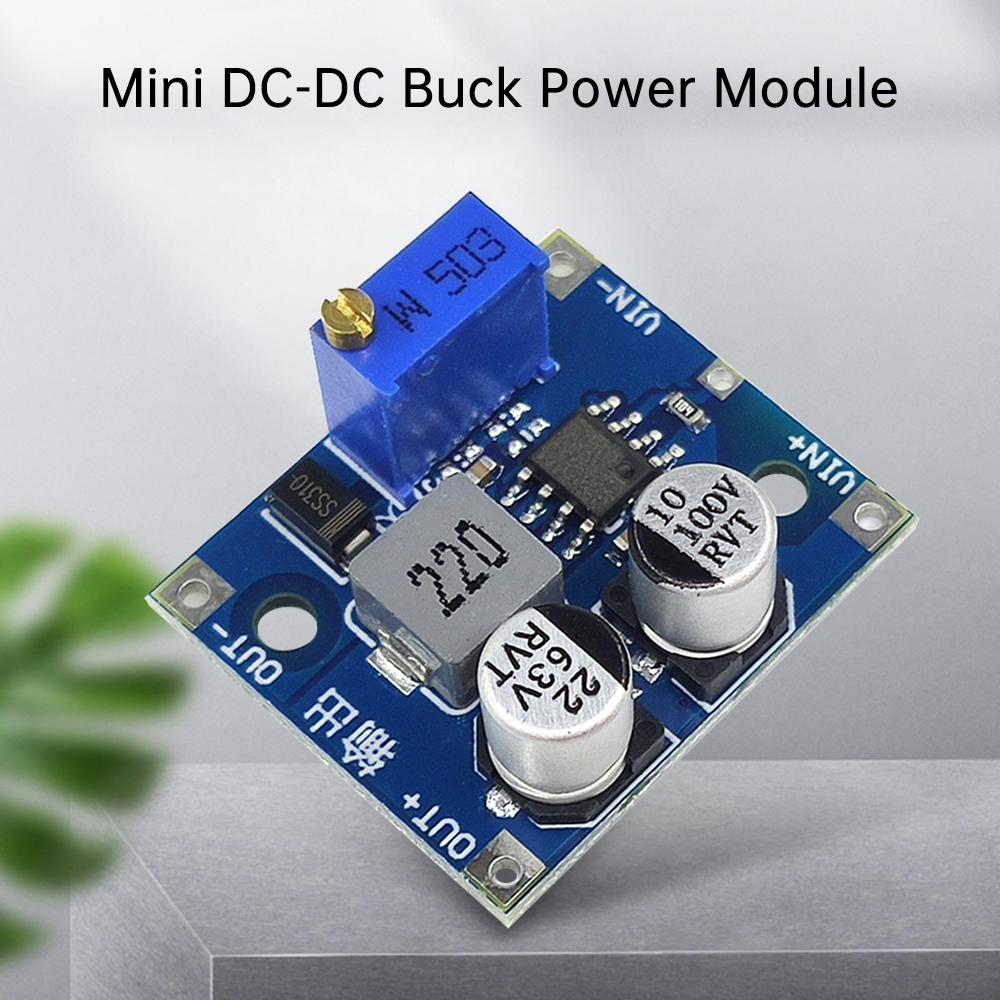 Mini Adjustable DC-DC Step-Down Power Module Input 5-80V To 1-62V 1.5A Power Converter for Solar Energy Circuit