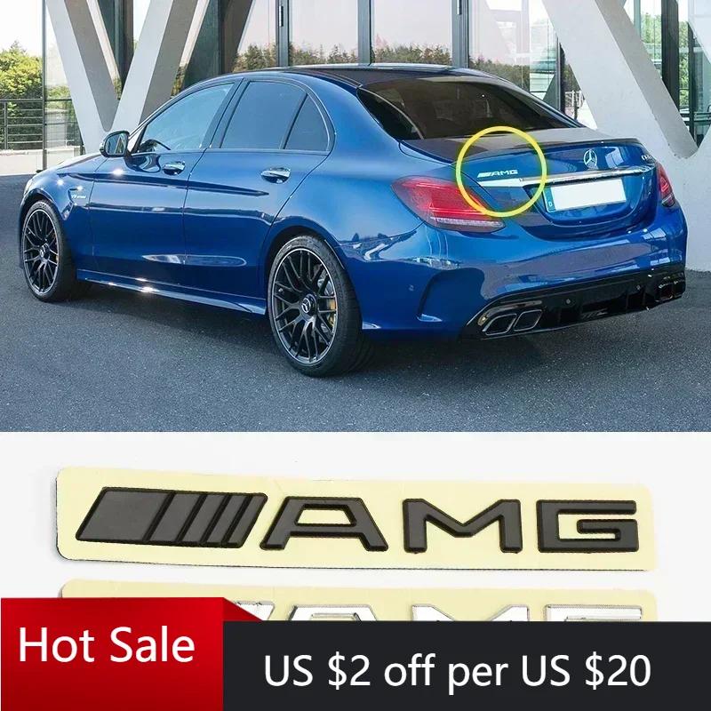 Hots Auto AMG Zadní Písmenka Znaky Samolepky Příslušenství Pro Mercedes Benz W124 W211 W212 W210 W205 W203 W204 W126 W168 W169 W176 W1