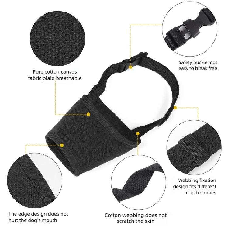 Noise Reducing Dog Muzzle Breathable ChewProof Design Secure Pet Training Muzzle for Public Space and Travel Essential