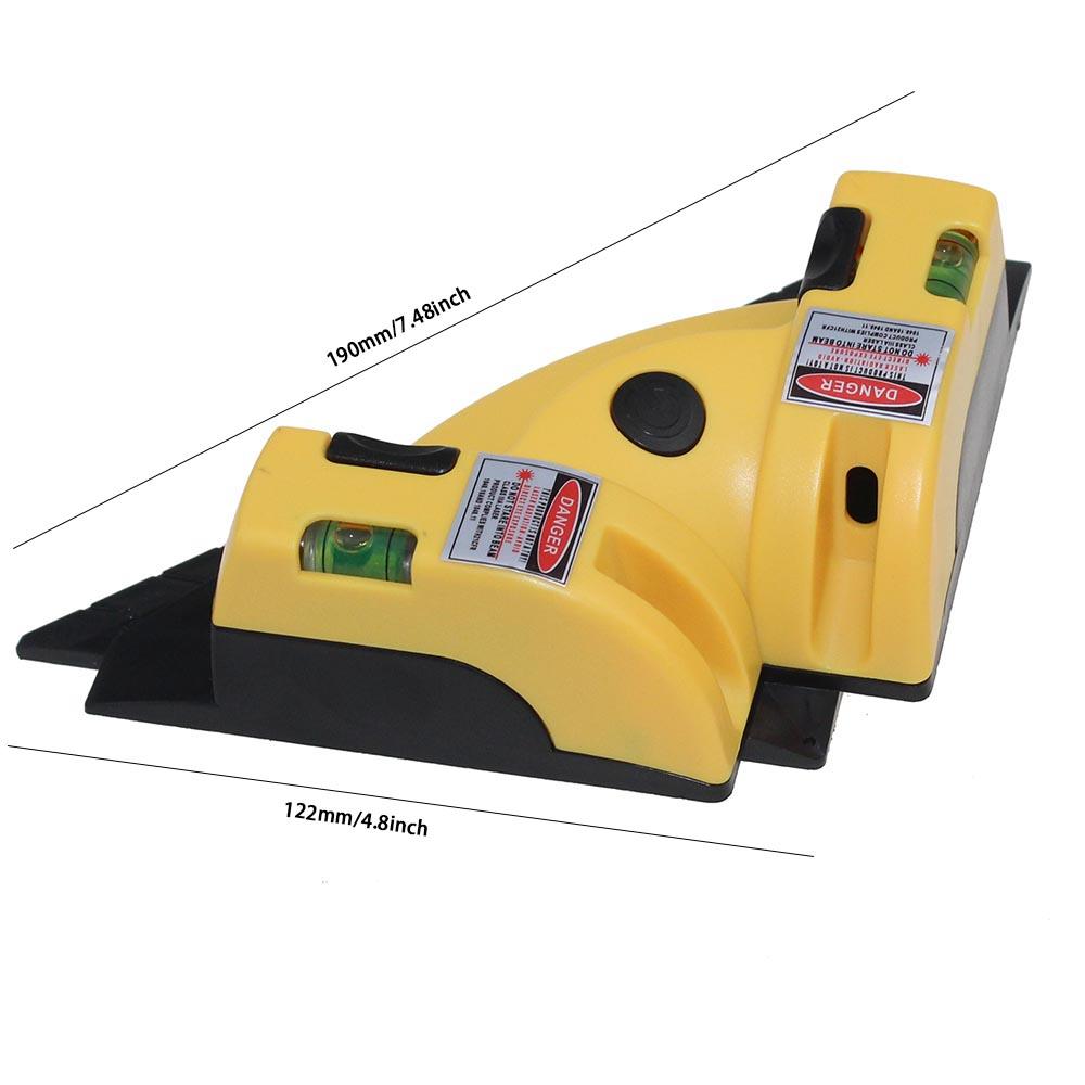 1PCS Pro Vertical Horizontal Nivel Laser Level 90 Degree Horizontal Laser Line Square Right Angle Projection Measurement Tool