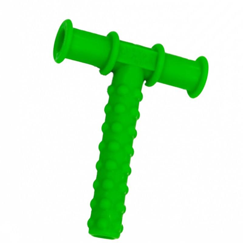 

Т-подібний прорізувач-гризунок: Орально-моторний інструмент для дитячої реабілітації, синдрому Дауна, аутизму, логопедії та корекції зубів. T-shaped Teether Chewing Stick