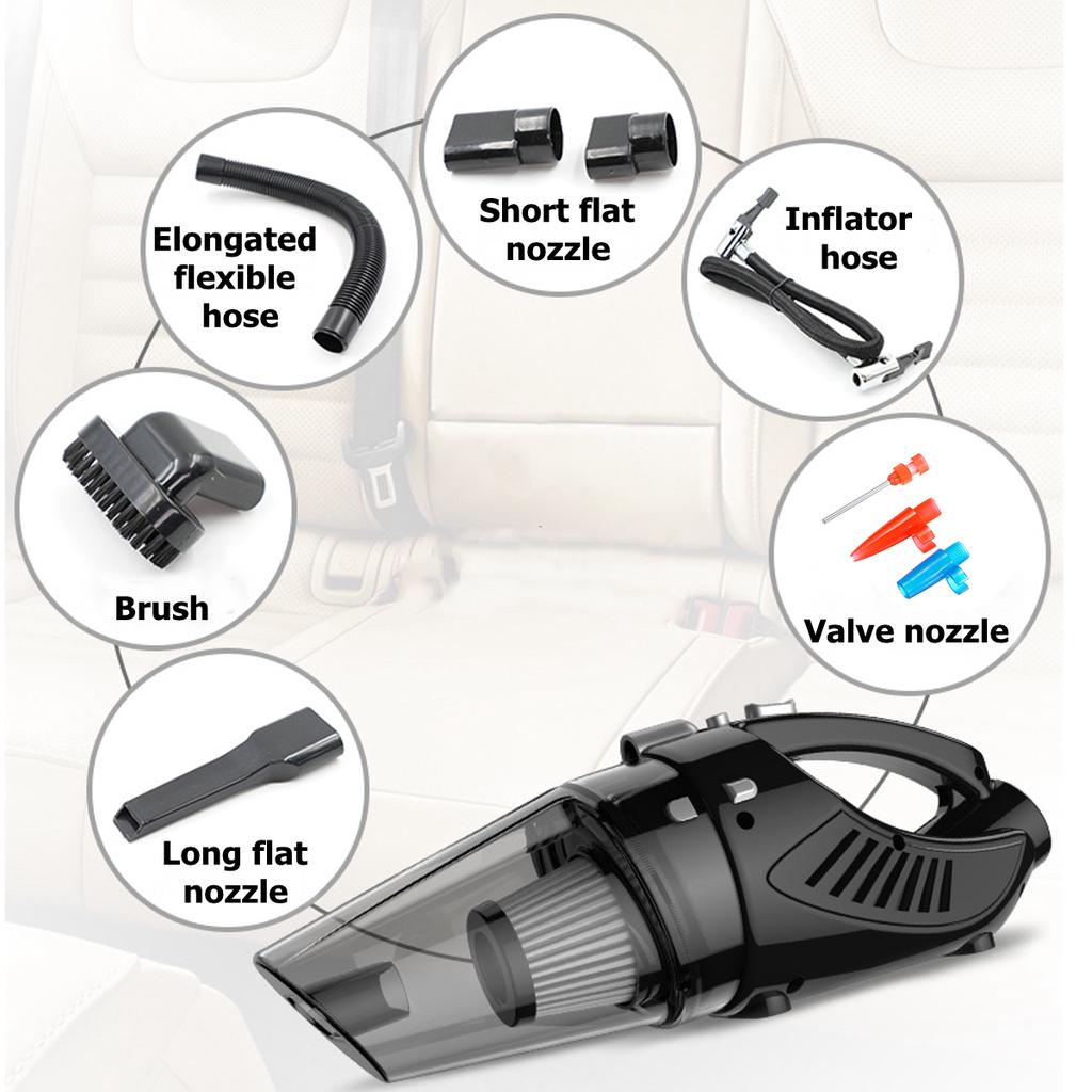 Car Vacuum Cleaner Set 4-in-1 