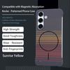 Luxury Matte Frameless Carbon Fibre Wireless Charging Magnetic For Magsafe Case For Samsung Galaxy S25 S24 S23 Plus Ultra Cover
