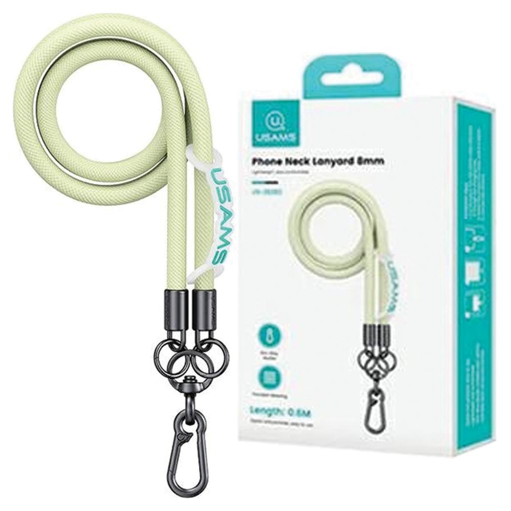 Usams Uniwersalna Smycz Do Telefonu 1,2Mzielony/Green Zb282Gs04 (Us-Zb282)