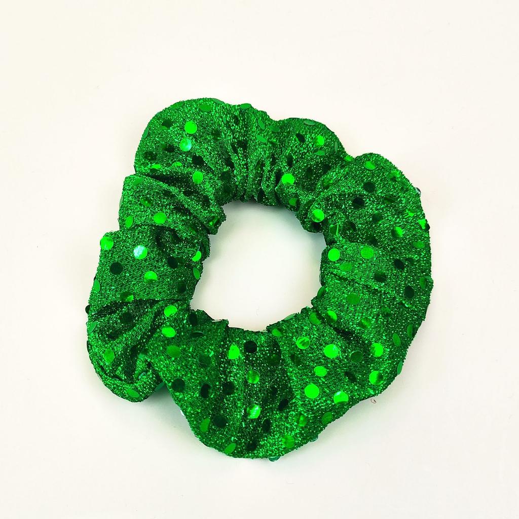 Neues Weihnachts-Stirnband Pailletten Mädchen Pferdeschwanzhalter Haargummis Samt Haarband Kreative Kinder Scrunchies Haarschmuck