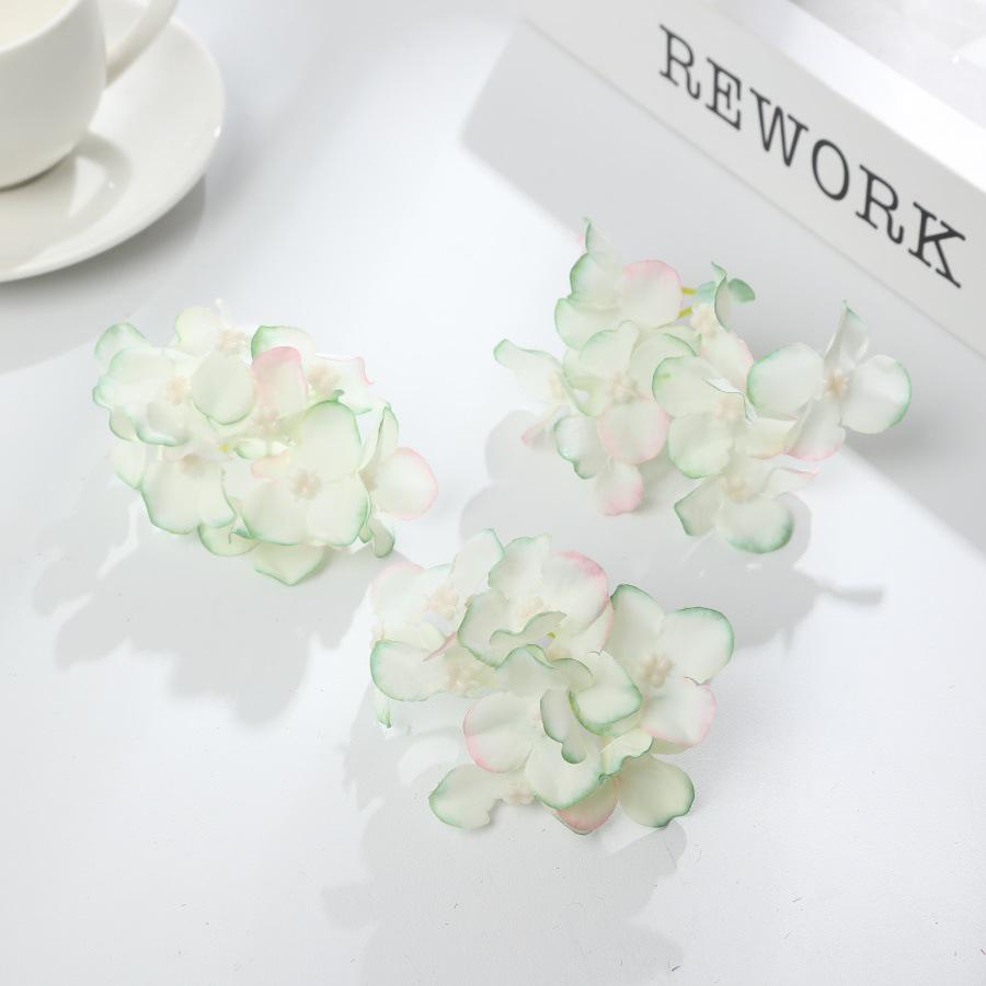 Simulated Hydrangea Accessories: DIY Handicraft Hanfu Flower Decorations