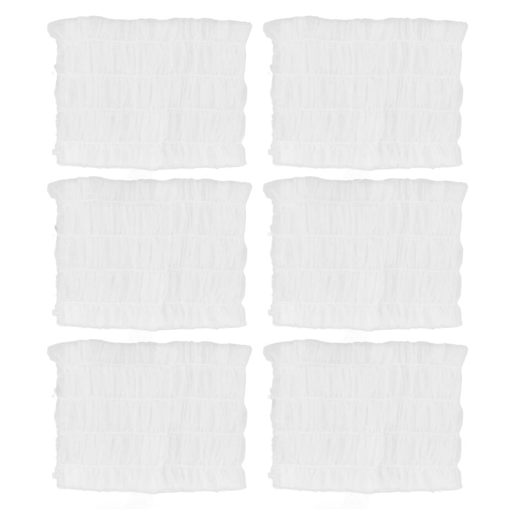 100pcs Disposable Spa Headband Soft Elastic Nonwoven Facial Hair Band for Makeup Skin Care
