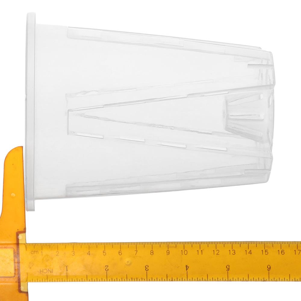 12pcs Plastic Plant Pot with Holes Clear Garden Pots Accessories Orchid Pot Indoor Repotting