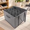 Caja de Almacenamiento de Zapatos Plegable e Impermeable con Tapa para Dormitorio