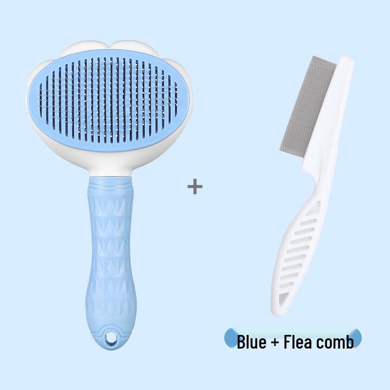 Pet Hair Removal Comb for Dogs & Cats – Detangles & Cleans Loose Hair