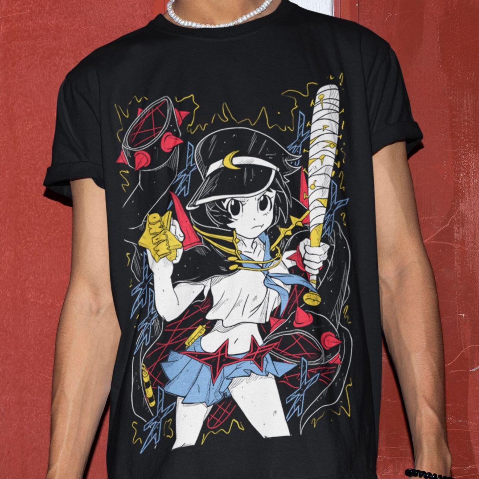Unisex Kill La Kill Ryuko Matoi Anime T-Shirt, Manga Waifu Shirt 4XL