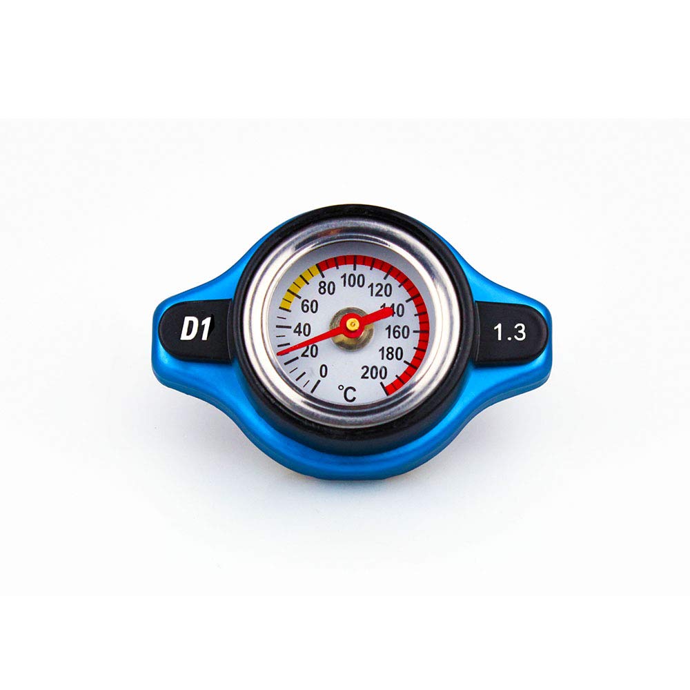 MUTEKI Radiator Cap with Water Temperature Gauge, Water Pressure Rating,