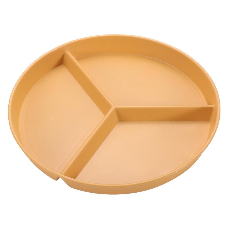 Home Use Children's Stylish Round Portion-Controlled Meal Plate