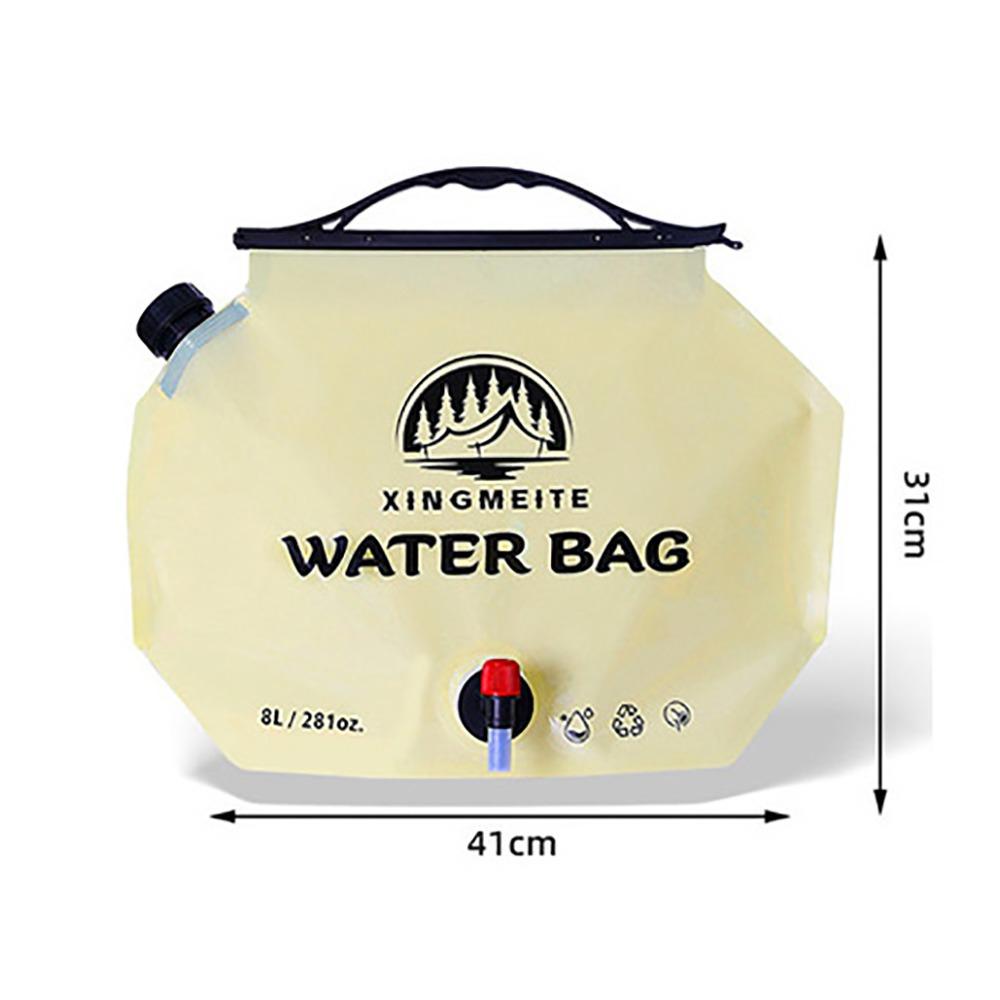 with Faucet Water Container Transparent Khaki Folding Water Storage High Quality Water Pouch Trip