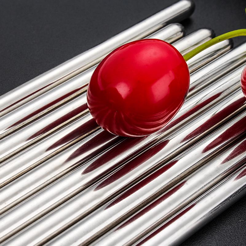 Non-slip Stainless Steel Chopsticks: Hollow, Anti-scald, Suitable for Children & Adults, Customizable Design