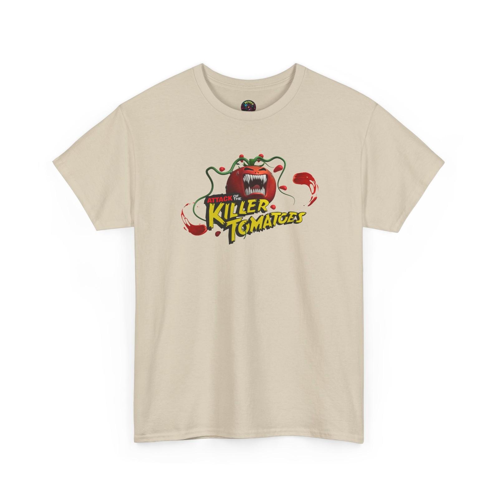 Attack of the Killer Tomatoes T-Shirt Vintage Sci Fi Movie 80s Horror Tee S разноцветный