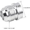 An12, 12 An 12an Male Billet 6061t6 Aluminum Weld On Fitting Bung (4pcs) (12An)
