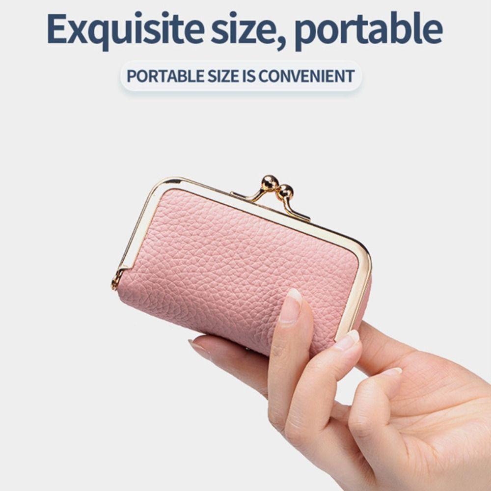 Exquisite Leather Jewelry Storage Bag Solid Color Jewelry Storage Box Cosmetic Bag Woman Girls