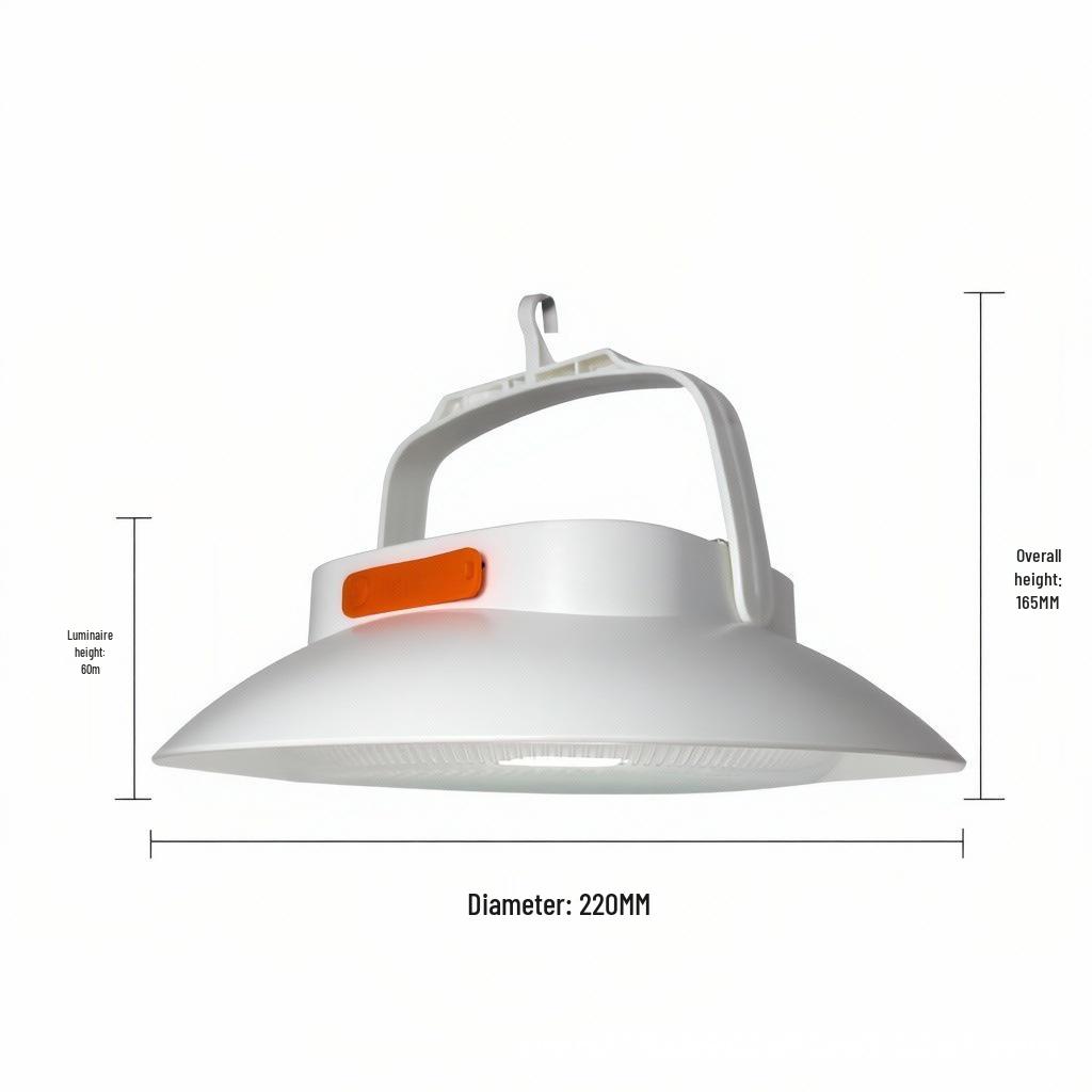 Rechargeable LED Solar Camping Lantern - Super Bright, Rainproof & Long Battery Life for Outdoor Tent and Stall Lighting