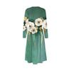 Women's Fashion Dress Spring V-neck Long Sleeve Dress