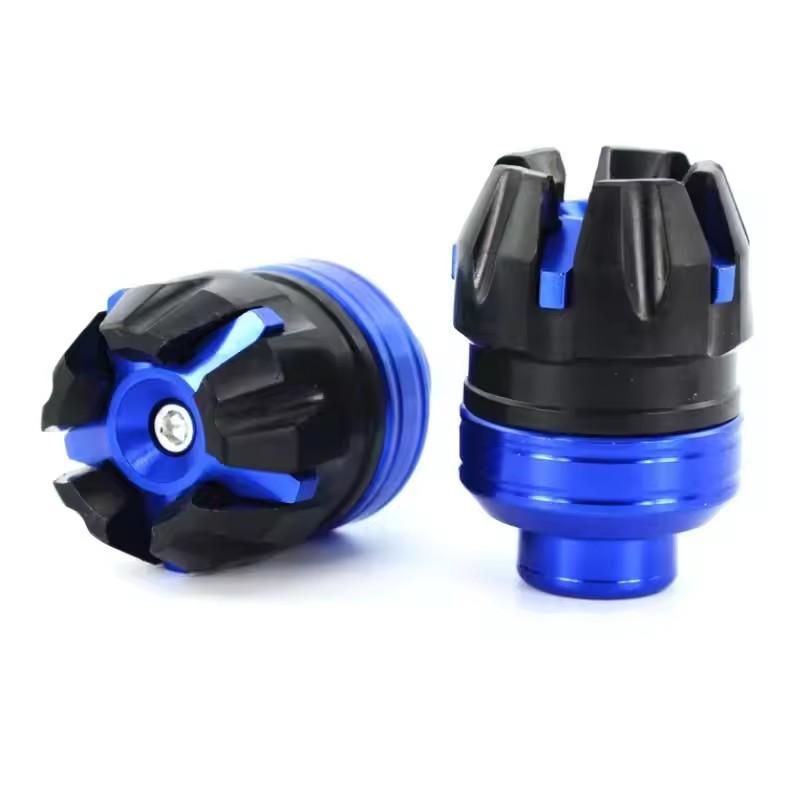 2 PCS  Motorcycle Front and Rear Wheel Crash Protectors Cups Anti-fall Frame Slider Aluminum Modification Motorcycle Accessories