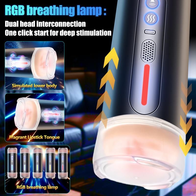 Automatic Male Masturbator Cup Adult Erotic Toys Pocket Pussy Intelligent Voice Blowjob Vaginal Penetration Sex Toys For Men