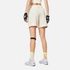 Li Ning Fitness Series Solid Color Breathable Comfortable Knitted Sports Shorts Women shorts Fat-Yellow AKSU016-5