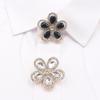 Sparkling 1 piece 35MM Flower Water Droplet Glass French Shirt Cufflink Set DIY Simple Cufflinks Wedding Clothing Accessories