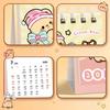 2026 Kalender Kapibara Cartoon Tischkalender Niedlicher Mini-Kalender Studentenbüro Desktop-Kalender