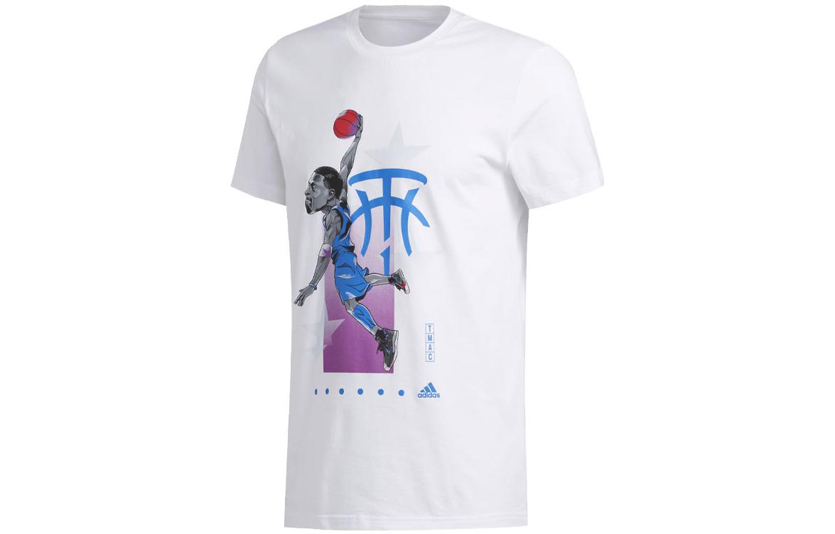 

Adidas T Shirts Men s White Crew Neck Moderate Straight Fit FM4762 XL