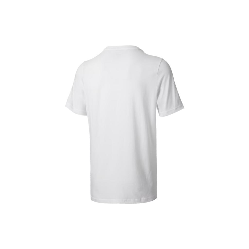 Puma Logo Print Crew Neck Short Sleeve T-Shirt Men tops White 847216-02