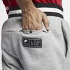 Nike Schmal Geschnittene Fleece-gefütterte Lässige Sporthosen Herren Unterteile Grau CN9128-063