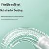 Crystal Gradient Braided Three-in-One Charging Cable for Huawei, Apple, and Android.