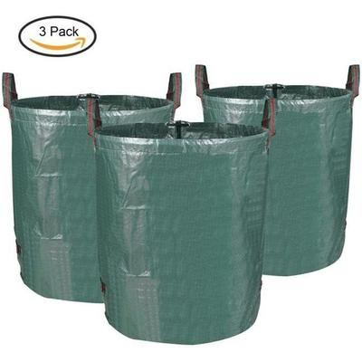 Solid PE Garden Bag - Self-Standing and Foldable - Reusable - NETBOAT - Green