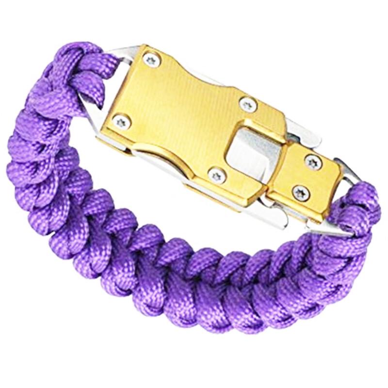 OLOMM Tactical Paracord Survival Bracelet with Knife