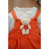 Baby- und Kinderkleid, Musselin-Stoff, Teddy-Werkzeug