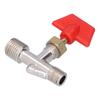 5Pcs Needle Valve Thread Straight Through Water Pipe Air Hose Flow Adjustment Accessories