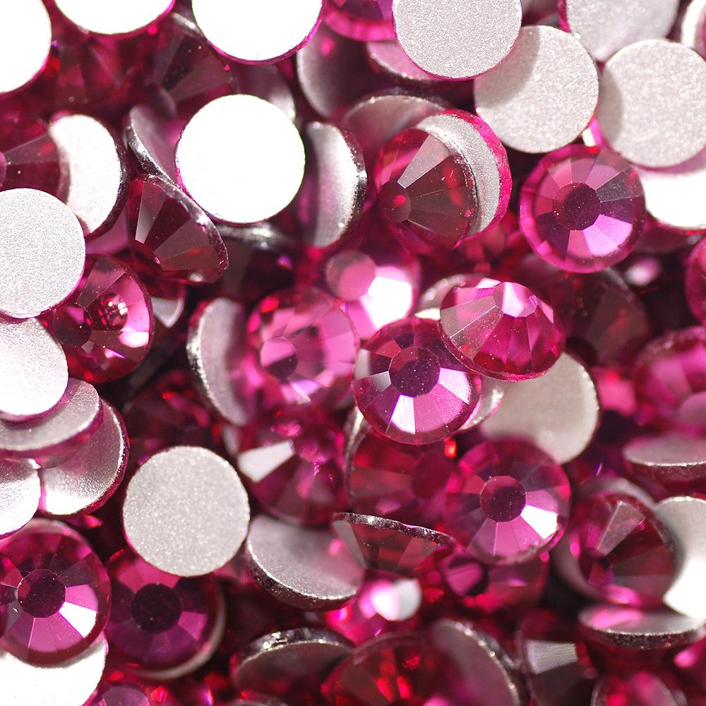 Super Flash Crystal Colored Diamond Nail Glass Diamond, Guomao Flat Bottom A Diamond, Mobile Phone Case Diy Filling Accessories.
