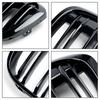 2 PEÇAS Preto Brilhante Grelha Dianteira Rim Grelha Ajuste BMW X1 F48 F49 2016-2019