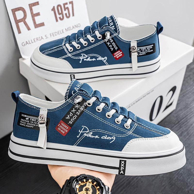 New Men's Classic Four Seasons Fashion Low Top Skateboarding Shoes Comfortable Soft Sole Sneakers