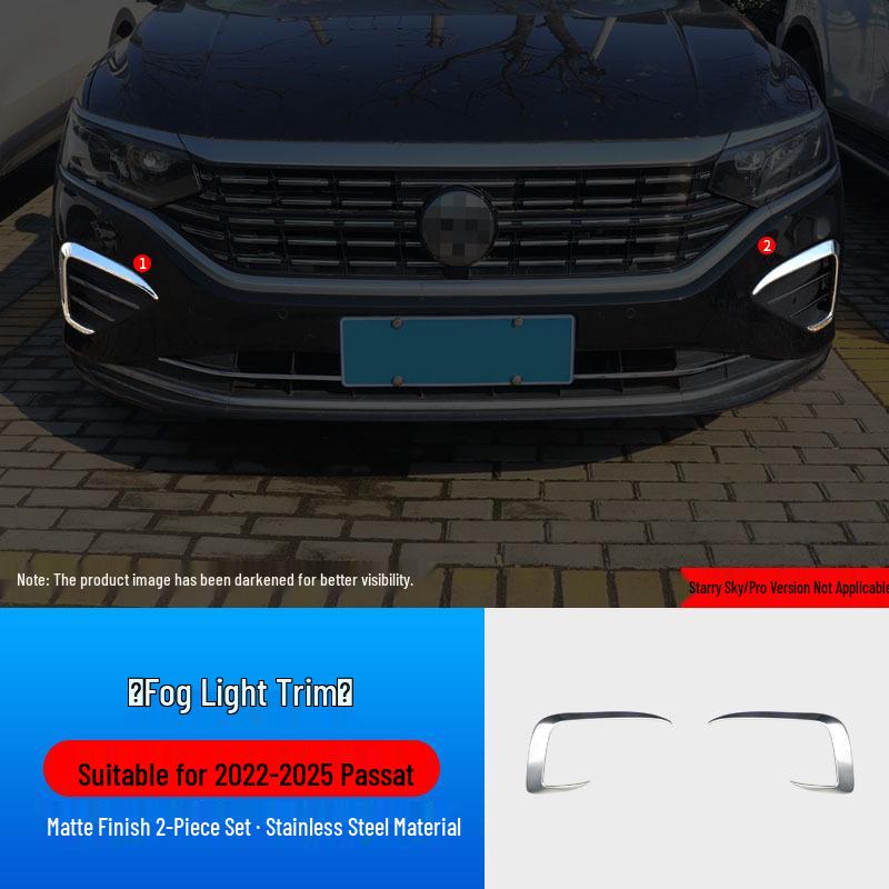 Volkswagen Passat Fog Light Frame Decorative Grille Trim Strip