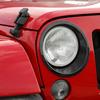 Headlight Lamp Cover Trim Bezels for Jeep Wrangler JK 2007-17 Black Accessories