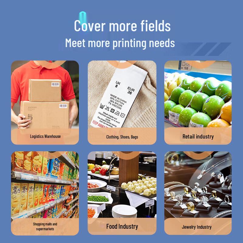 Deli DL-888T Thermal Transfer Barcode Label Printer