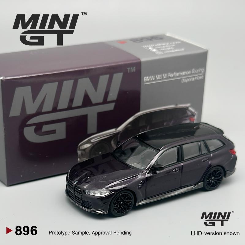 

MINIGT 896 BMW M3 M Performance Touring Daytona Violet Purple 1:64 alloy car model