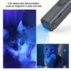N11 Ultrasonic Bark Control Device Rechargeable Handheld Dog Bark Deterrent Devices with UV Violet Light Grey
