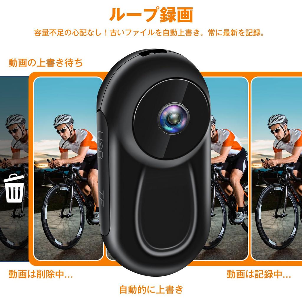Action Camera 2K Equipped Body Camera Easy Operation Lens Action Cam 110 Minutes Continuous Recording Compact and Lightweight POV Wearable Camera