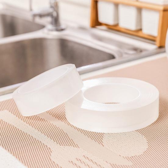 3/5M Badezimmer Küche Wasserdicht Wasserdicht Spüle Spalt Acryl Transparentes Klebeband