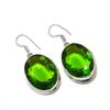 Zarte Peridot Edelstein Ohrringe, 925 Sterlingsilber Ohrring, Handgefertigter Boho Silber Schmuck Hängeohrringe, Verlobungsgeschenke