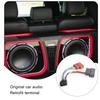 Car Stereo Radio Harness Portable Good Sealing Portable Auto Adapter Wire Harness Connector Durable Wiring Cable